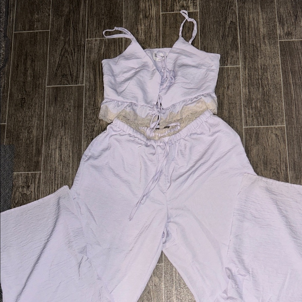 No Boundaries Light Purple pajama set